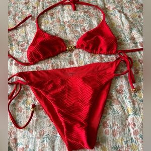 Women’s red bikini set
